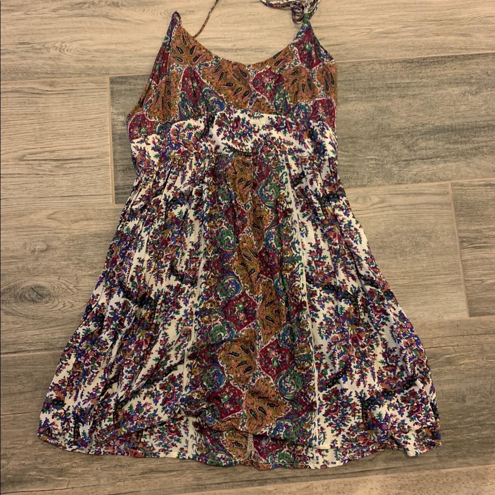 Multi color sundress petite